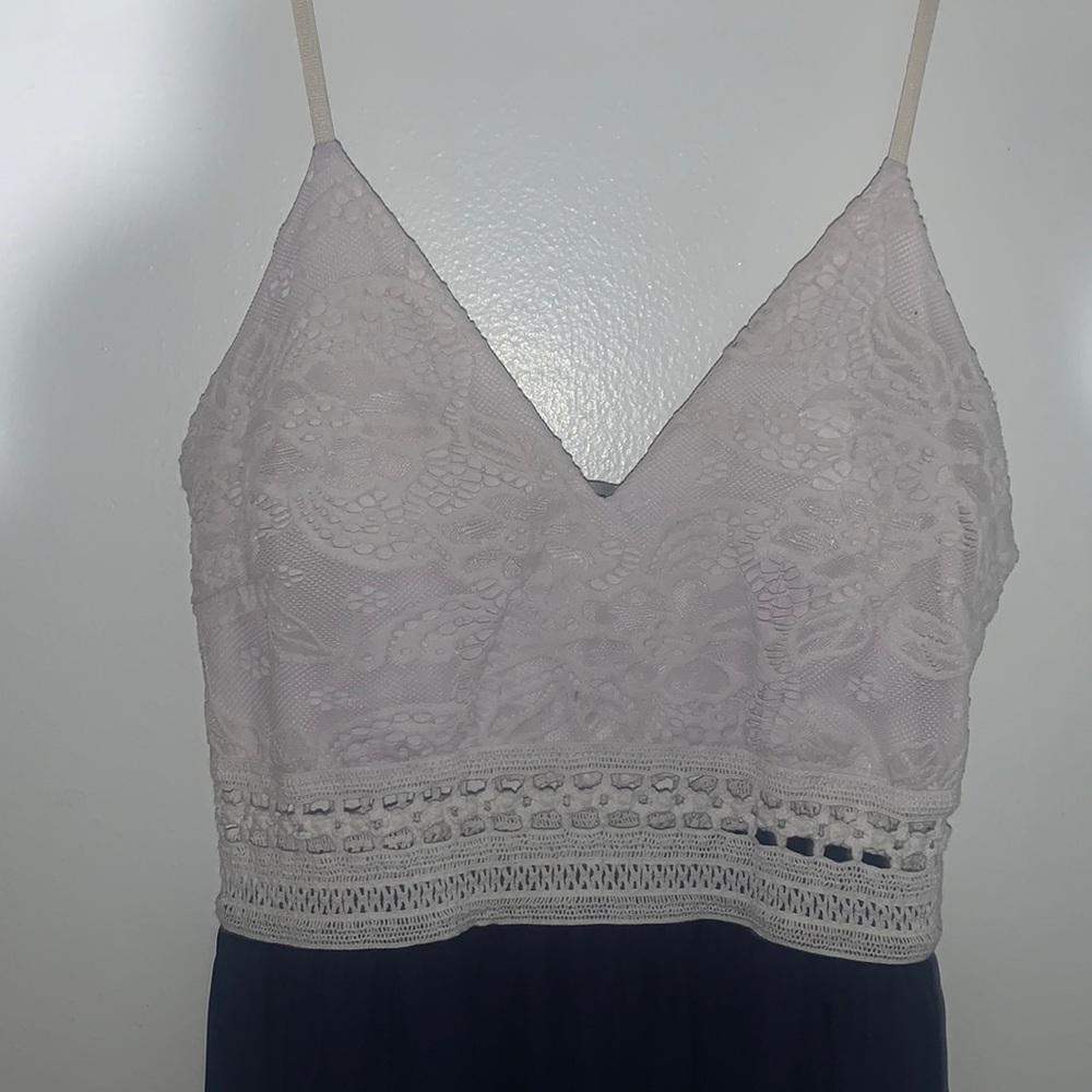 White Flowy Dress Papaya